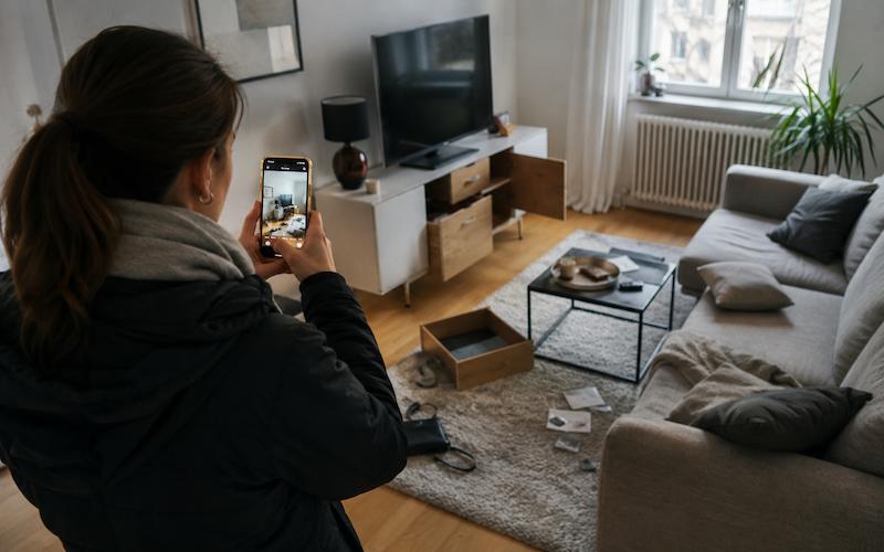 Hausratversicherung: So dokumentieren Sie Schäden richtig
