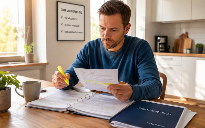 Versicherungsstreit vermeiden: Tipps vor der Schadensmeldung